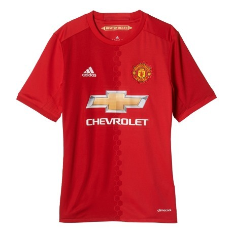 Camiseta de Junior Manchester United FC en Casa 16/17 rojo PERFIL