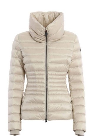 Quilted jacket ladies High Collar Quilted