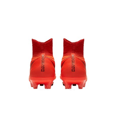 Junior botas de Fútbol Nike Magista Obra II FG naranja amarillo