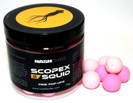 Pop Ups Scopex Squid 15 mm rosa