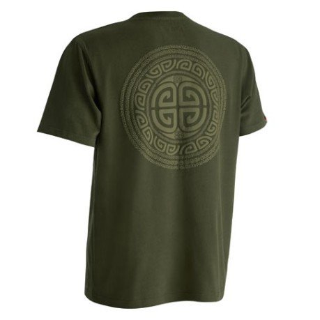 T-Shirt Aztec grün