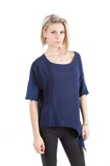 Mesh ladies Knotted blue