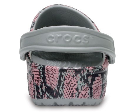 Slippers Women's Snake Graphic grey pink