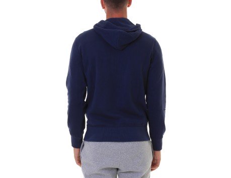 Men's sweatshirt Varsit Hooded Full Zip blue