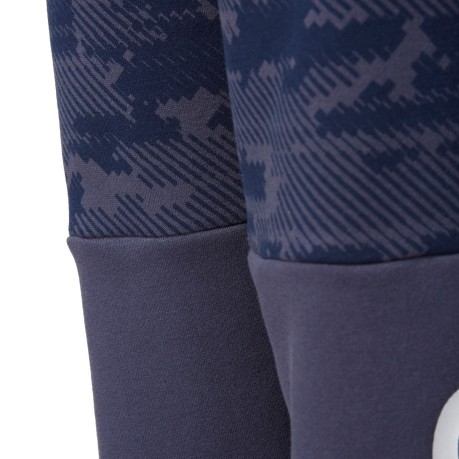 Hose-Trainingsanzug-Junior-Logo-blau gemusterten