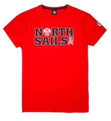 T-Shirt Hombre Impreso estados Unidos Logotipo rojo modelo