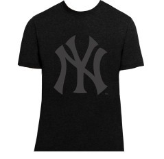 T-Shirt M. C. Club noir Sur Noir NY Yankees