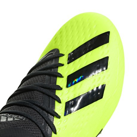 Chaussures de Football Enfant Adidas X 18.1 FG Équipe en Mode Pack côté