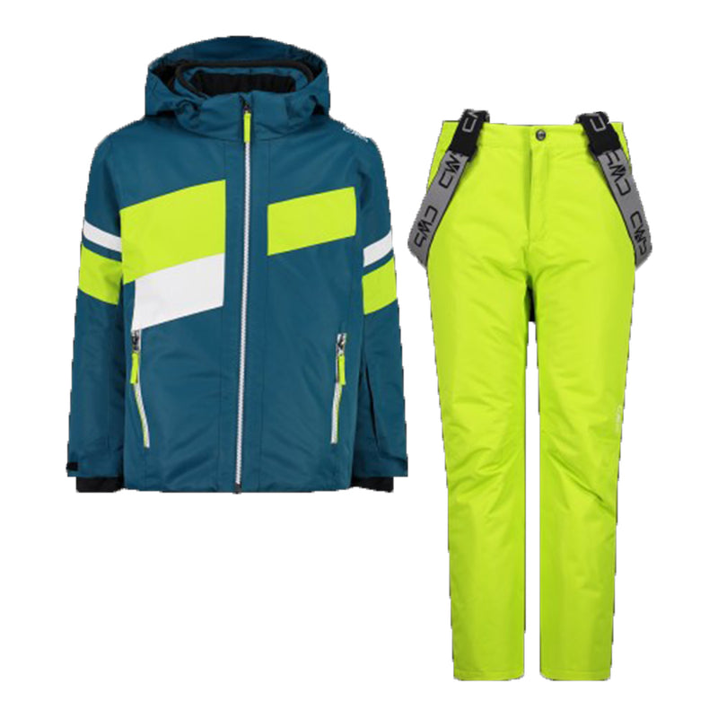 CMP Trainingsanzug 30D8524M Tuta da Allenamento, Limone, 104 Bambino CMP Trainingsanzug 30D8524M Tuta da Allenamento, Limone, 104 Bambino