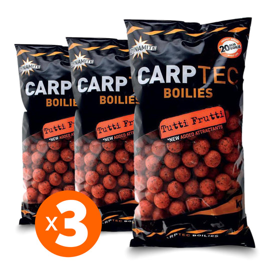 Boiles carp-tec tutifrutti 20 mm 1,8 kg (3 sacs)