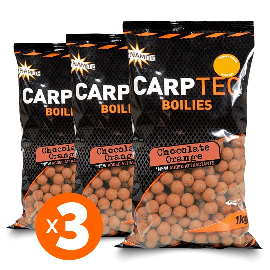 Boiles Carp-Tec Chocolate Orange 20 mm 1.8 kg (3 bolsas)