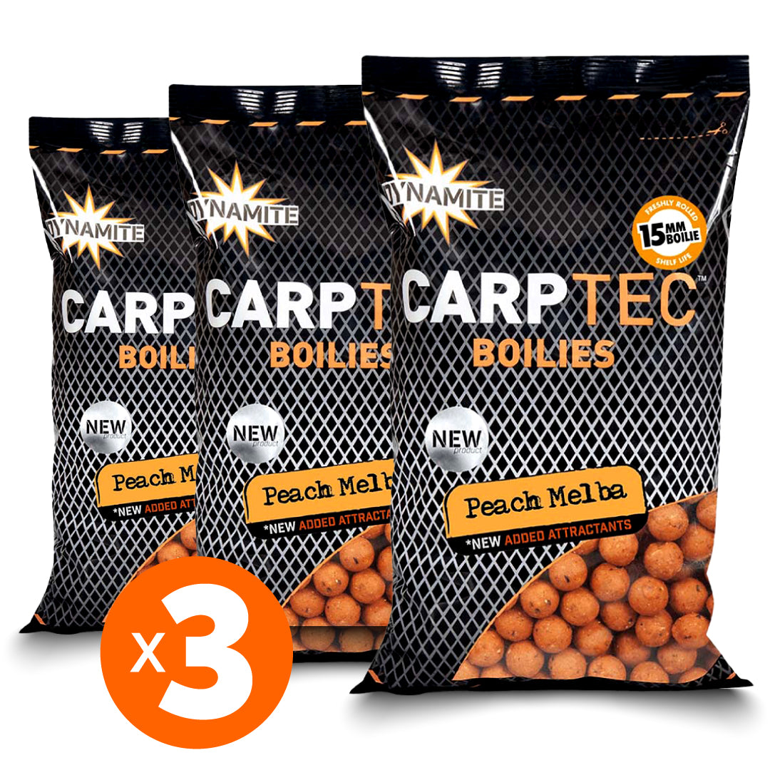 Boilies Carp-Tec Peach Melba 20 mm 1.8 kg (3 bolsas)