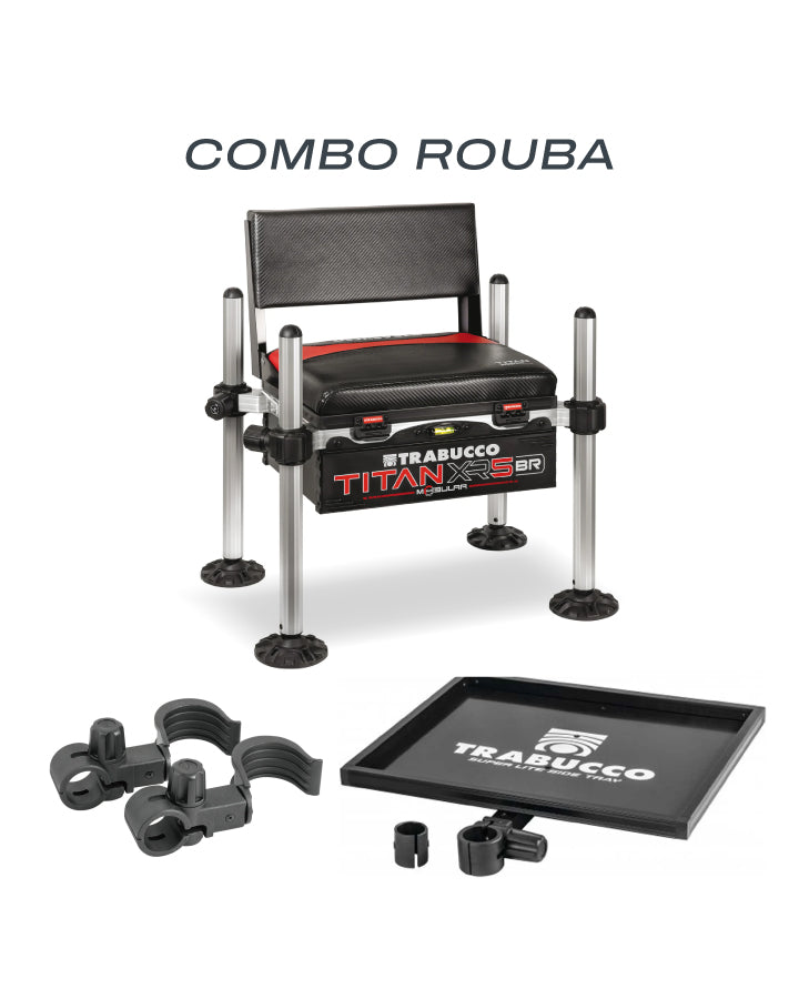 Combo Panchetto Titan XR5 Back Rest +  Rod Rest