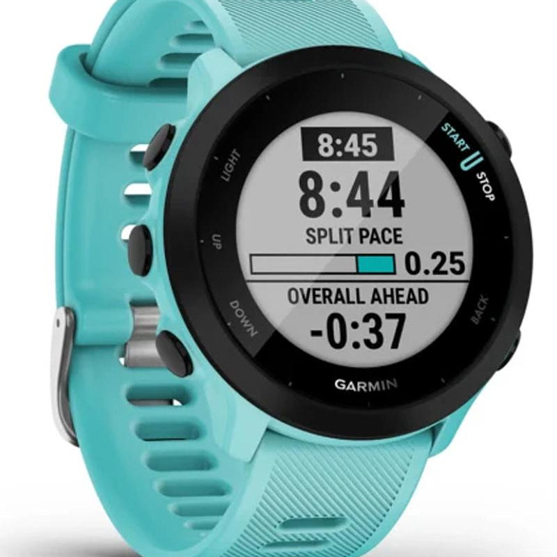 Garmin Forerunner 55 (Whitestone), Smartwatch running con GPS, Cardio, Piani di allenamento inclusi, VO2max, Allenamenti personalizzati, Connect IQ, Taglia unica Garmin Forerunner 55 (Whitestone), Smartwatch running con GPS, Cardio, Piani di allenamento inclusi, VO2max, Allenamenti personalizzati, Connect IQ, Taglia unica