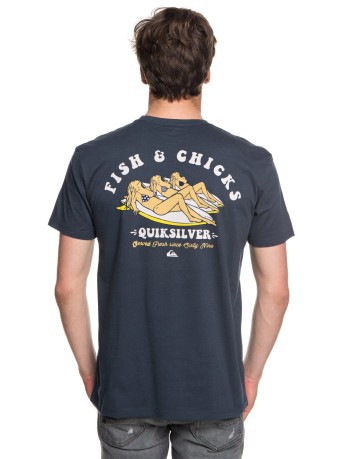 T-shirt Uomo Fish And Chicks fronte
