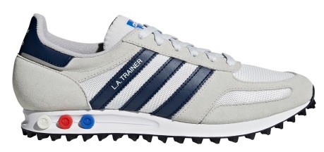 en voz alta Insatisfactorio tipo Zapatos De Hombre De L. A. Trainer colore blanco azul - Adidas Originals -  SportIT.com