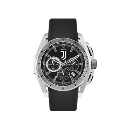 Uhr Zebra Juve-Armband Leder schwarz grau