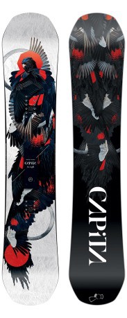 Tavola da Snowboard Capita Birds Of Feather bianco rosso