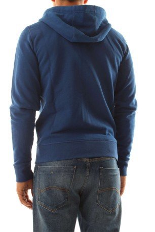 Sweat-shirt homme à Capuche Full Zip W Logo bleu de variante - 1 ouvrez