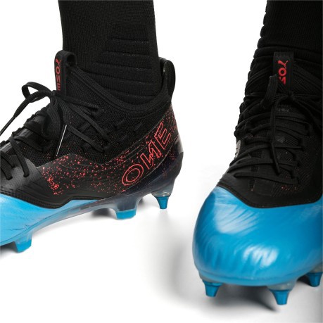 Chaussures de Football Puma Un 19.1 MX SG Bleu/Rouge Pack