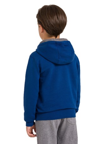 Junior con capucha Cremallera Completa Suéter azul variante 1