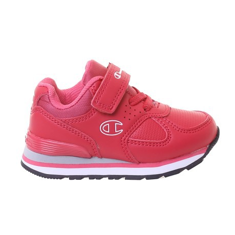 Casual shoes baby Girl, pink color, side