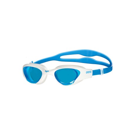 Les lunettes de L'Un blanc et bleu