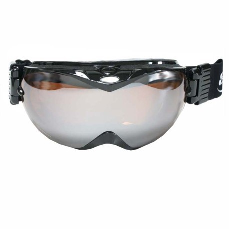 Máscara de esquí de la lente anti-niebla verde