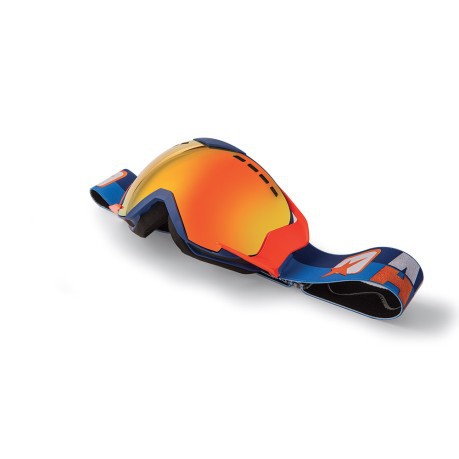 Máscara de esquí Mantis , azul, rojo