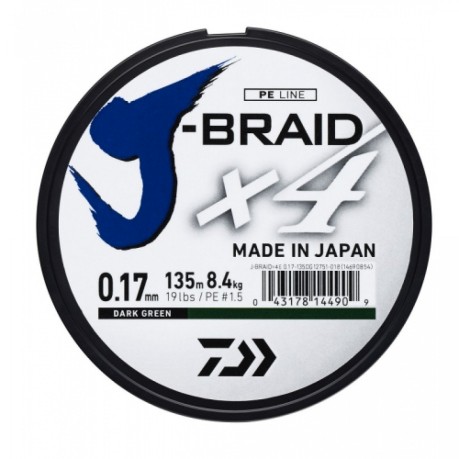 Draht-J-Braid X4 0,33 mm 135 mt