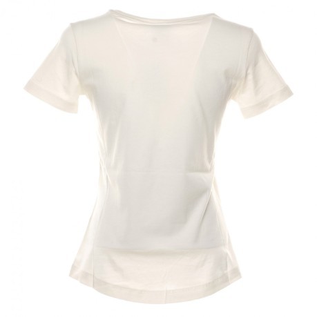 T-shirt Mujer W-Patrimonio blanco