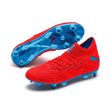 Zapatos de fútbol Puma Futuro 19.1 MX SG Azul/Rojo Pack