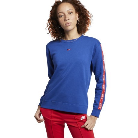Sweatshirt Woman Crew Sportswear blue