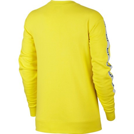 Felpa Donna Crew Sportswear giallo