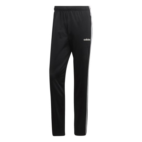 Pants mens Essentials 3-Stripes Tapered Pants black white