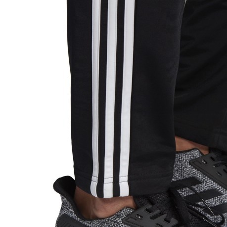 Hose Herren Essentials 3-Stripes Tapered Pants schwarz weiß