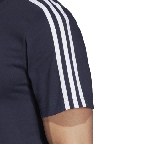 T-Shirt para hombre Essentials 3-Stripes blanco negro