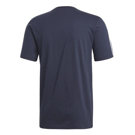 Herren T-Shirt Essentials 3-Stripes, weiß-schwarz