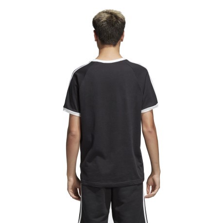 T-Shirt Uomo 3-Stripes bianco nero 1