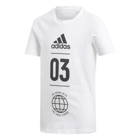 T-Shirt Junior Sport-ID-weiß