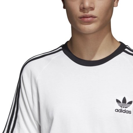 T-Shirt Uomo 3-Stripes bianco nero 1