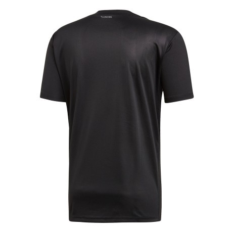 Hombres T-Shirt 3-Rayas de Club negro blanco