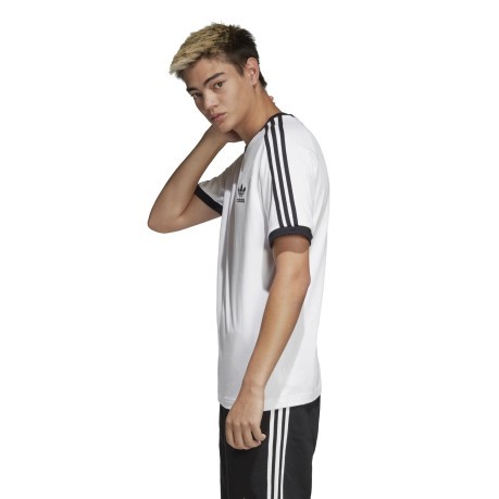 T-Shirt Uomo 3-Stripes bianco nero 1