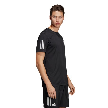 T-Shirt Uomo 3-Stripes Club  nero bianco