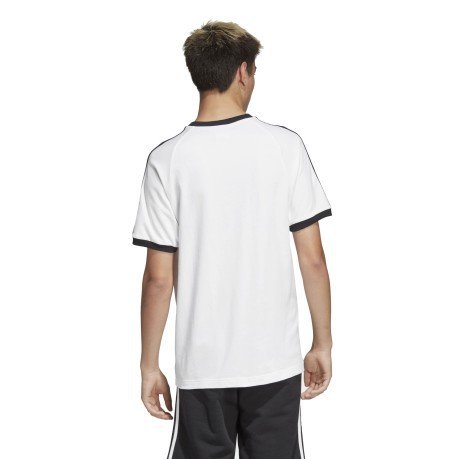 T-Shirt hommes 3-Stripes blanc noir 1