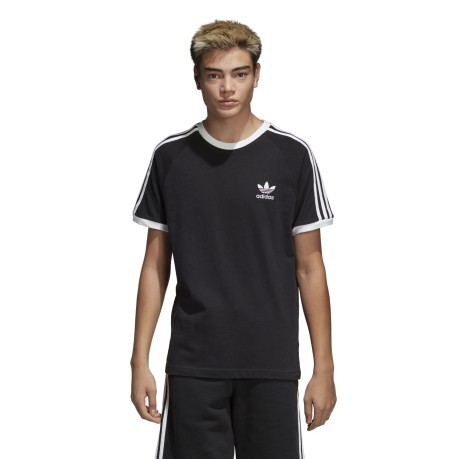 T-Shirt 3-Stripes weiß schwarz 1