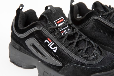 Zapatos Disruptor De Terciopelo negro - Fila - SportIT.com
