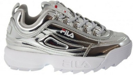 Shoes Disruptor M Low silver
