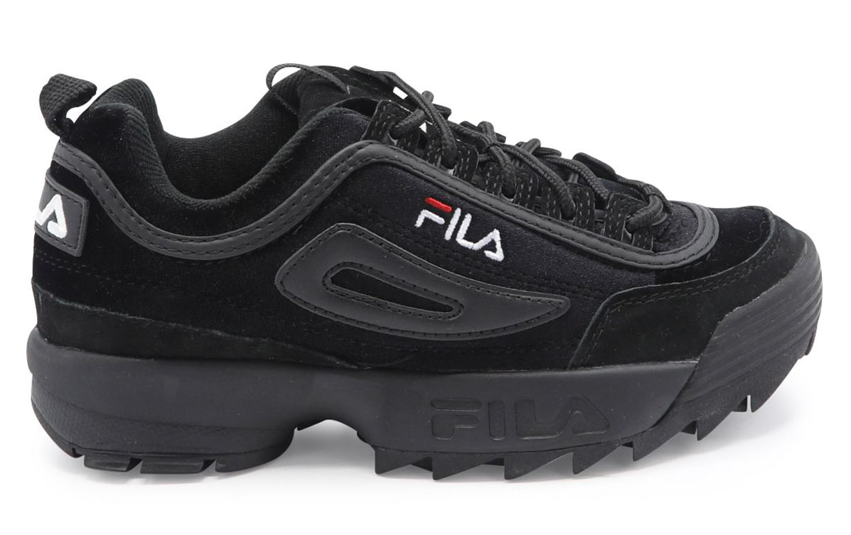 Zapatos Terciopelo colore negro - Fila - SportIT.com