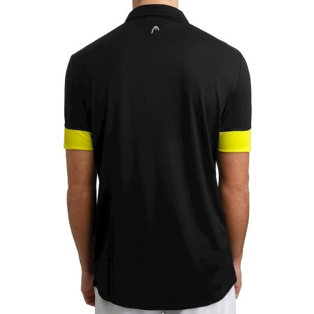 Poloshirt Golden Slam schwarz gelb